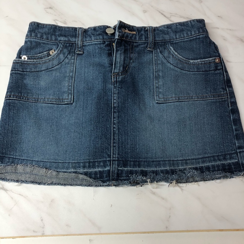 SO Stretch Jean Skirt